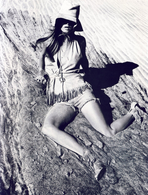 woman in desert attire