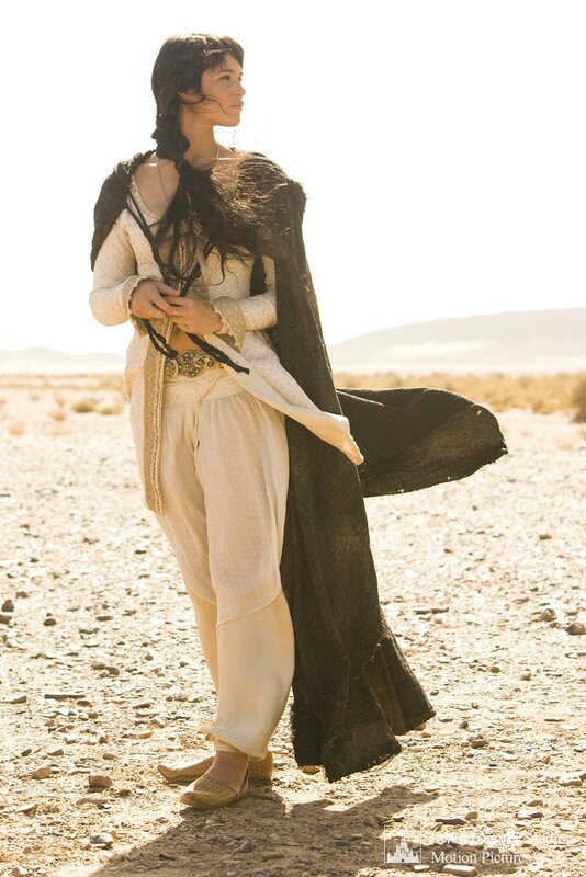 woman in desert landscape