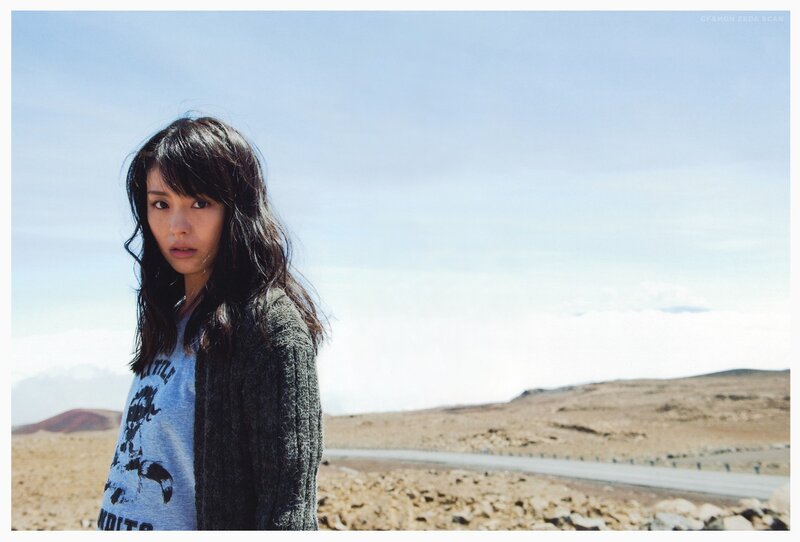 woman in desert landscape