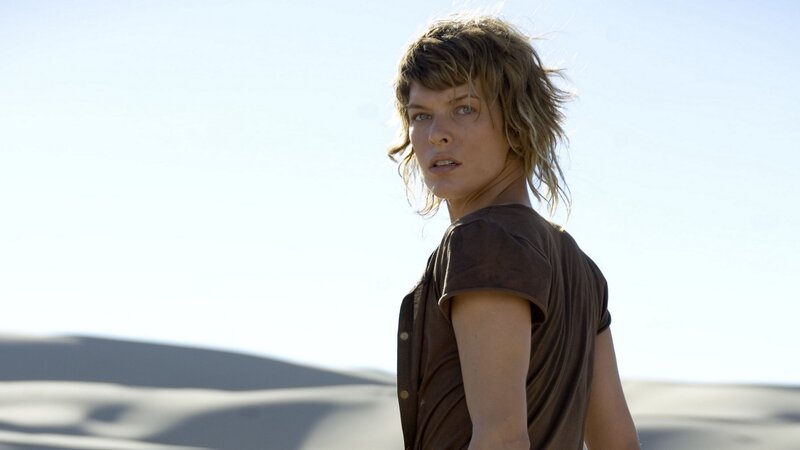 woman in desert landscape