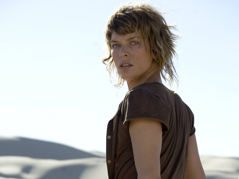 woman in desert landscape
