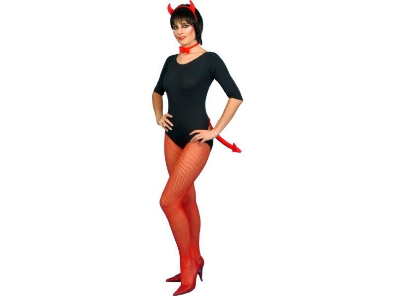 woman in devil costume