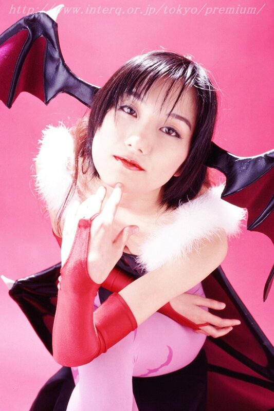 woman in devil costume