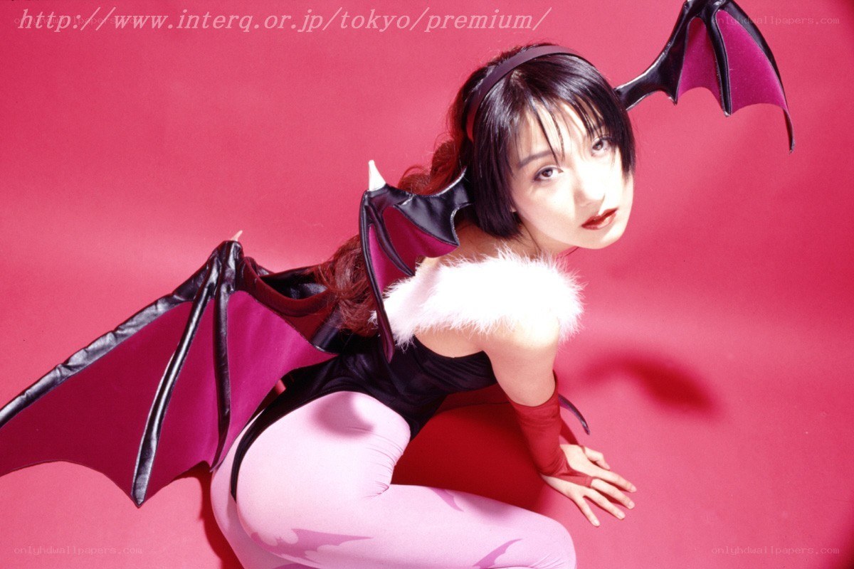 woman in devil costume