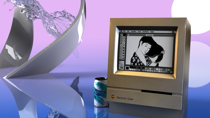 Woman in Digital Drawing