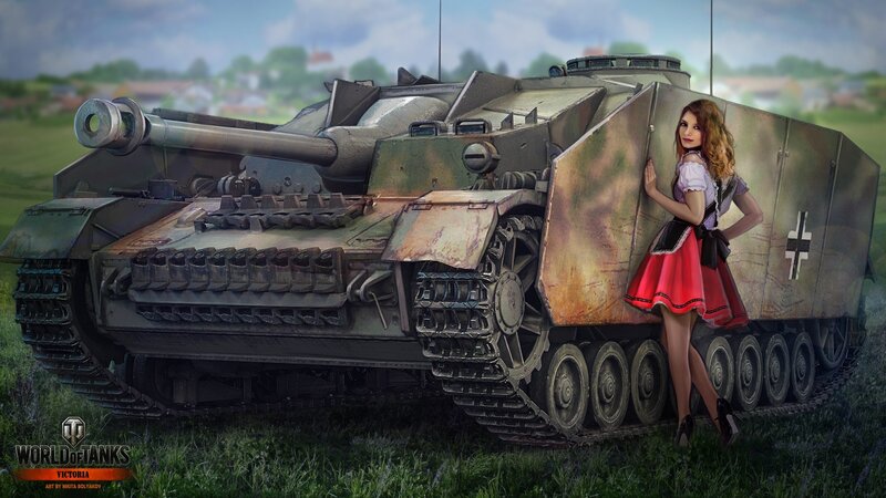 Woman in Dirndl with Tank — Green