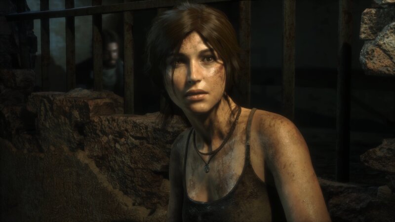 Woman in Dirty Tank Top — Brown