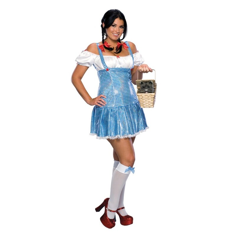 woman in Dorothy costume