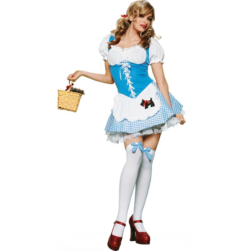 woman in Dorothy costume