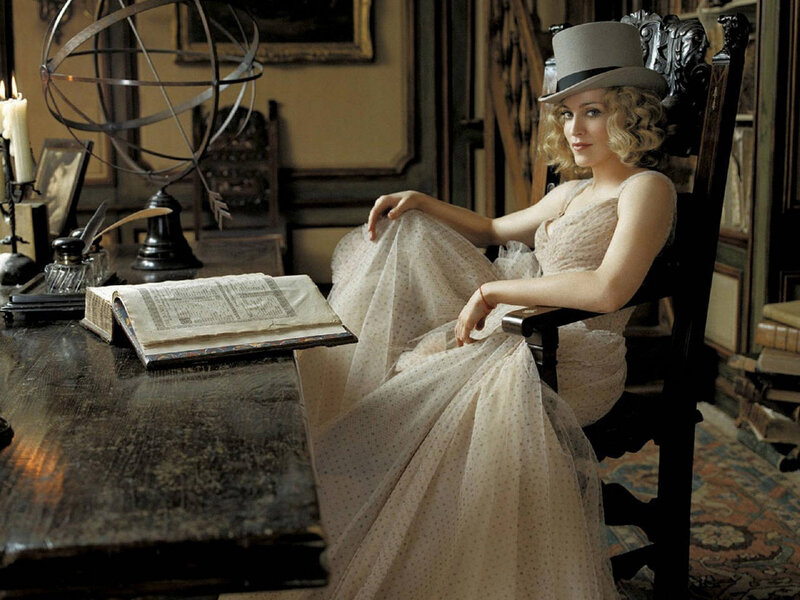 Woman in Dress and Hat