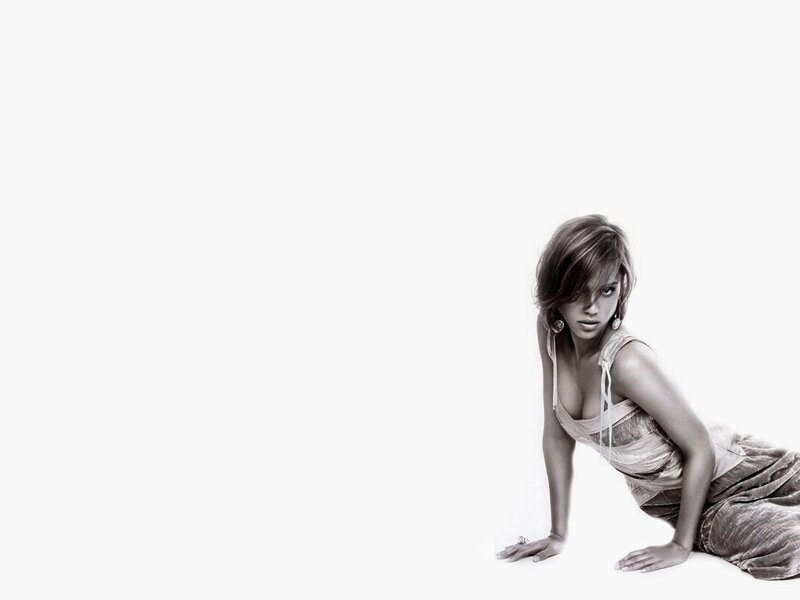 woman in dress on white background