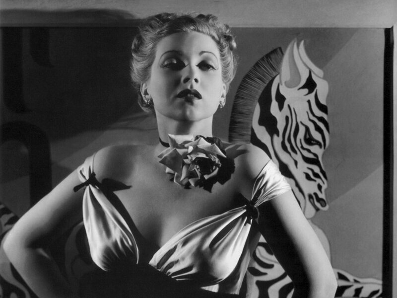 Woman in Dress with Rose