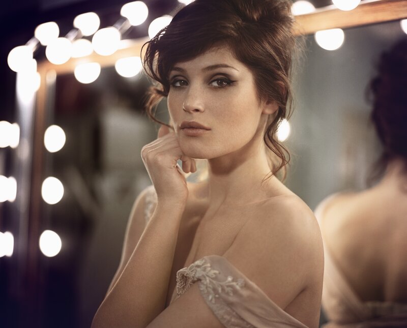 woman in dressing room