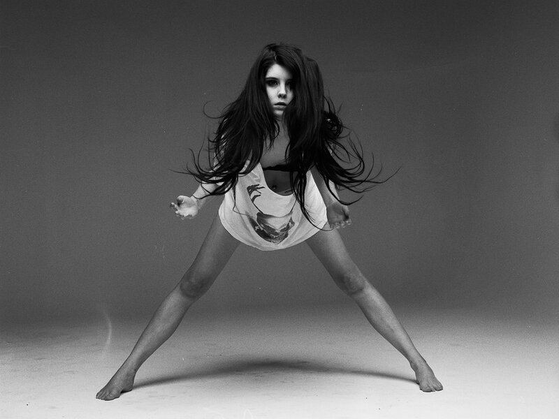 woman in dynamic pose