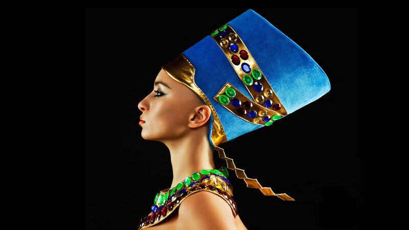 Woman in Egyptian Headdress