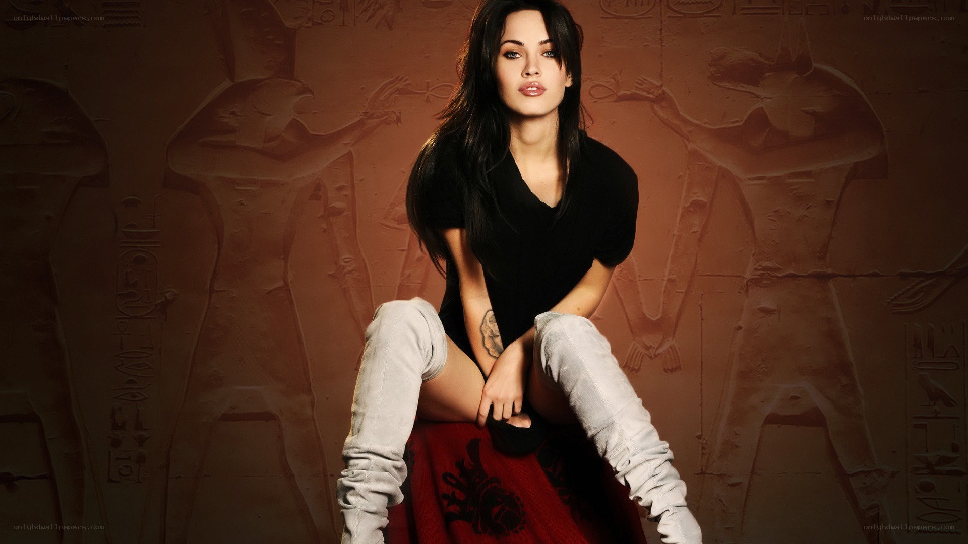 woman in egyptian setting