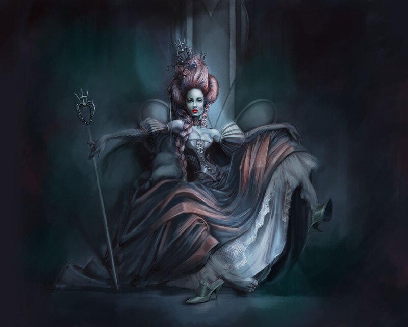 Woman in Elaborate Gown
