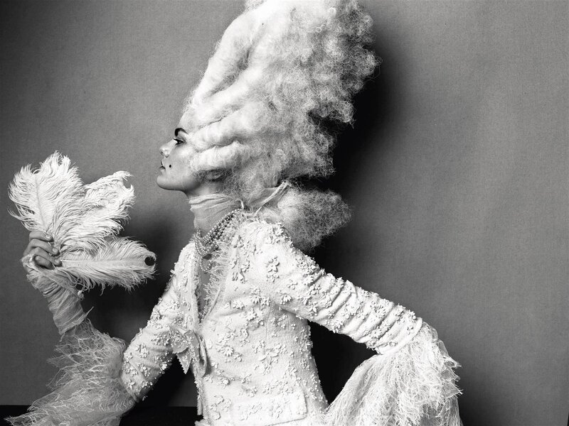 woman in elaborate white costume