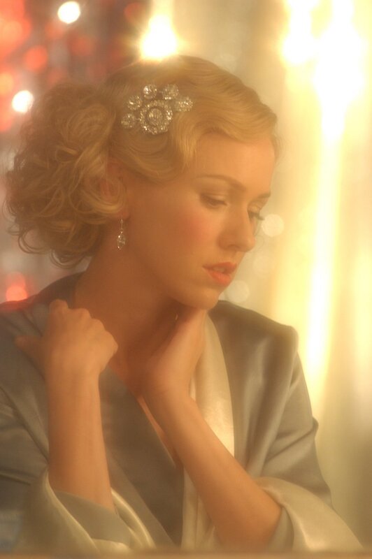 woman in elegant attire