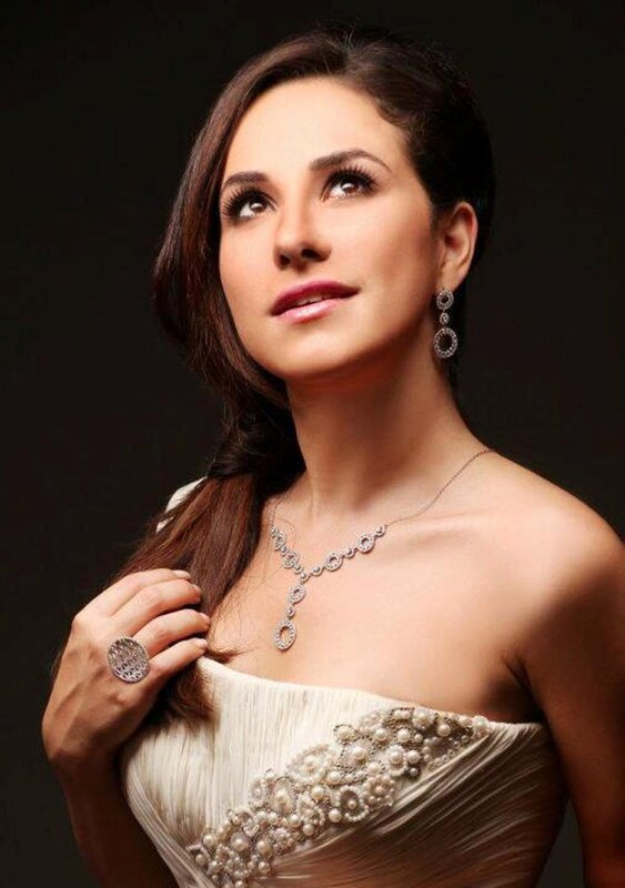 woman in elegant dress