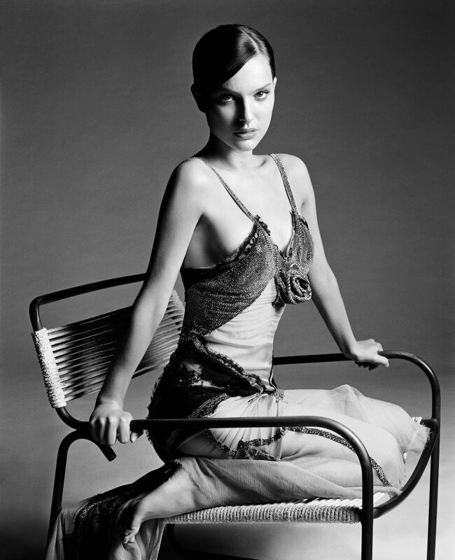 woman in elegant dress sitting