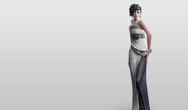woman in elegant gown