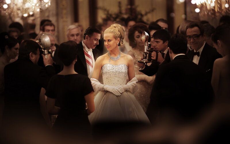 Woman in elegant gown at event
