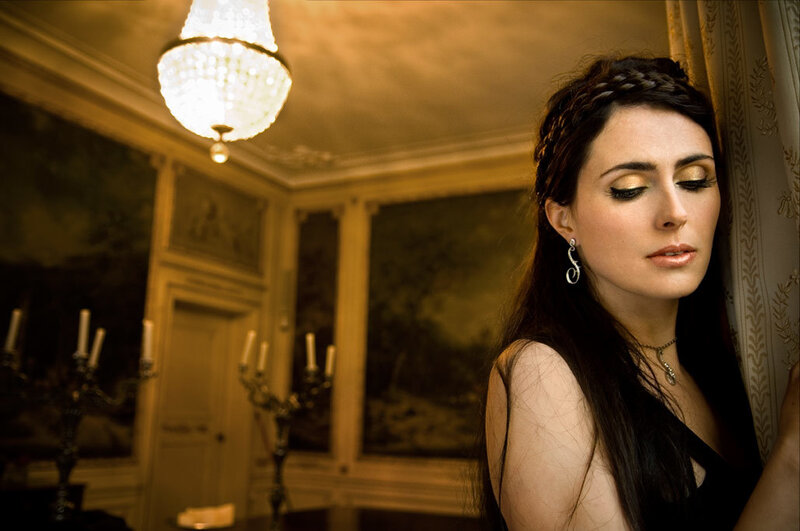 woman in elegant room