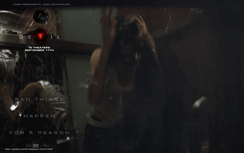 Woman in Elevator — Black, Dark, Tense