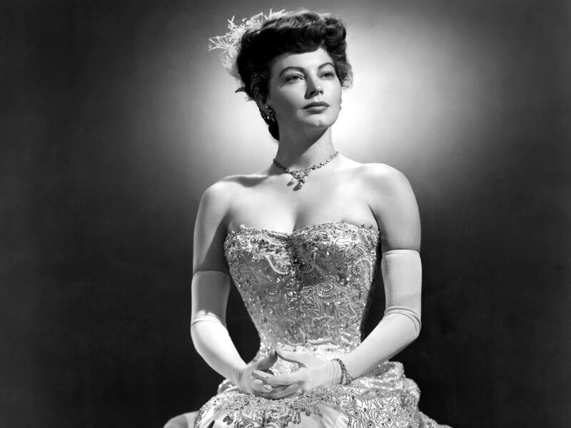 Woman in Evening Gown — Black