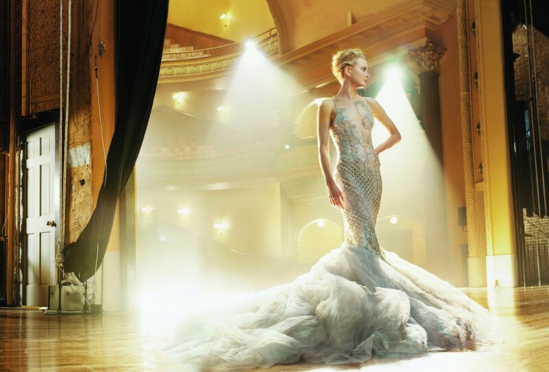 Woman in Evening Gown — Gold