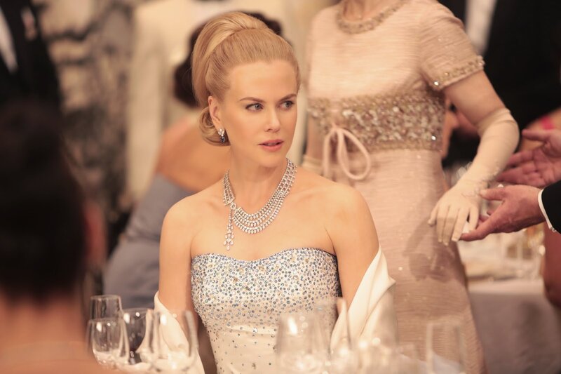 Woman in Evening Gown — White