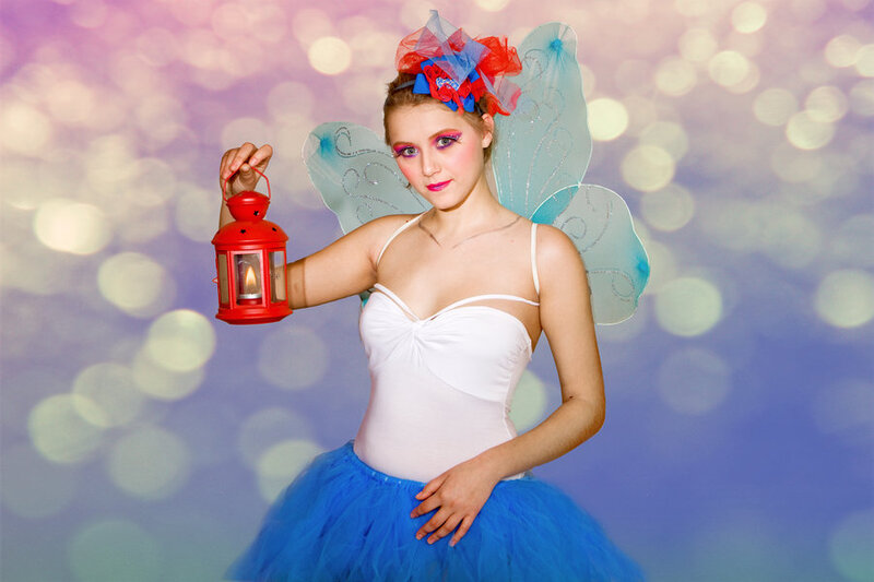 Woman in Fairy Costume — Blue, Fantastical