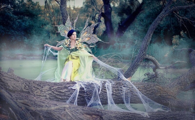Woman in Fairy Costume — Green, Mystical