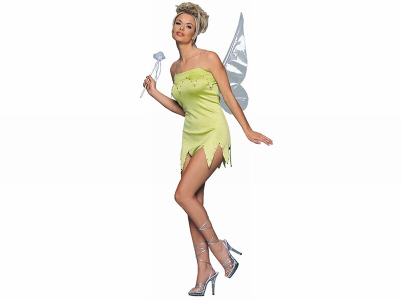 Woman in Fairy Costume — Green, Playful