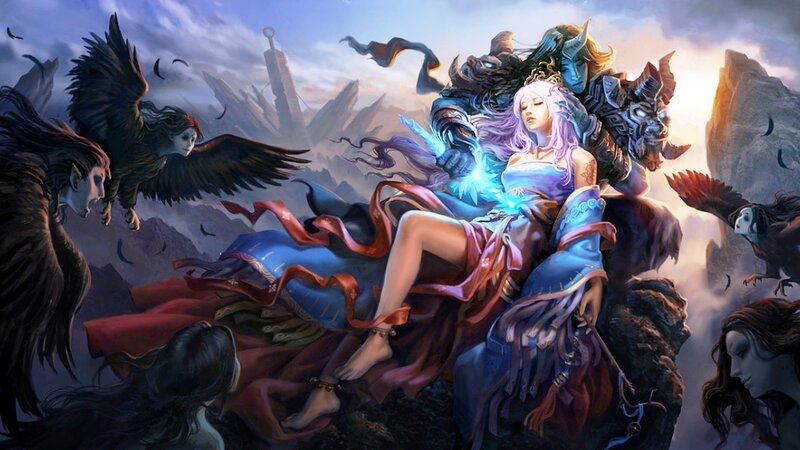 Woman in Fantasy Battle
