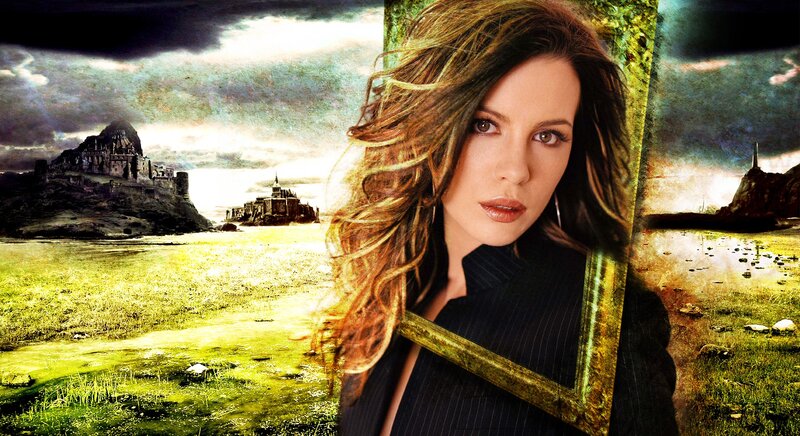 woman in fantasy landscape