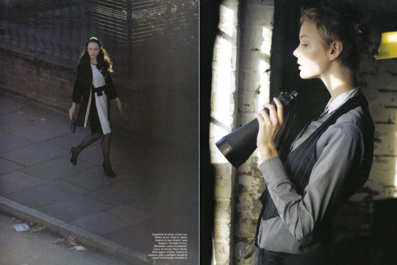 Woman in Fashion Photoshoot — Black, Dramatic