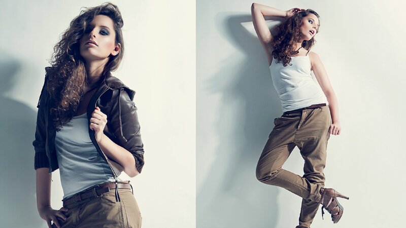 Woman in Fashion Photoshoot — White