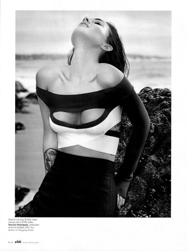 woman in fashion shoot
