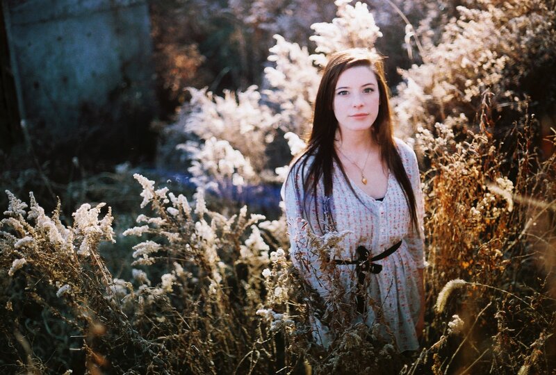 Woman in Field of Plants