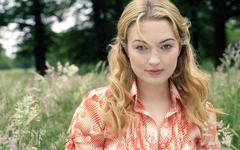 Woman in Field — Orange, Calm
