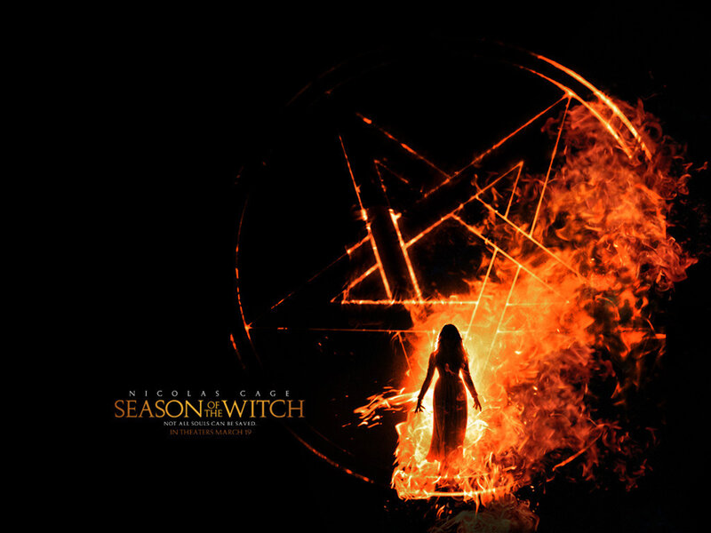 Woman in Fire — Black, Dramatic, Night