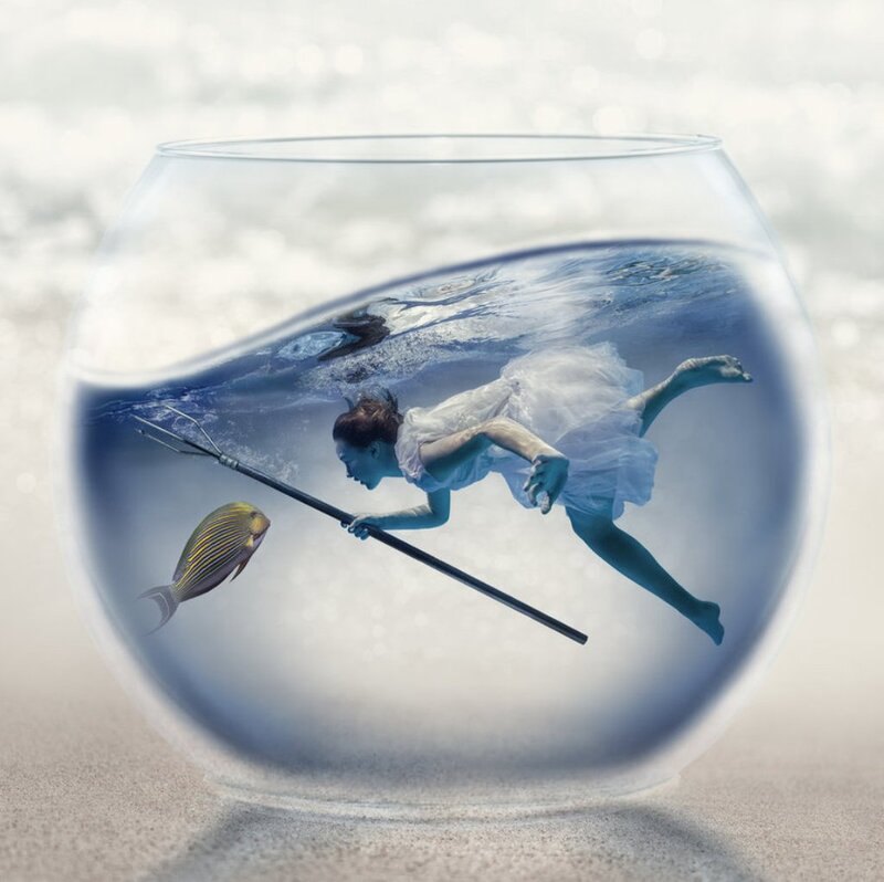 Woman in Fishbowl