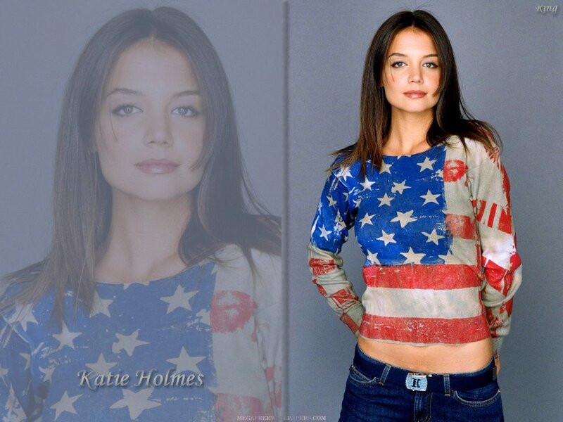 Woman in Flag Shirt