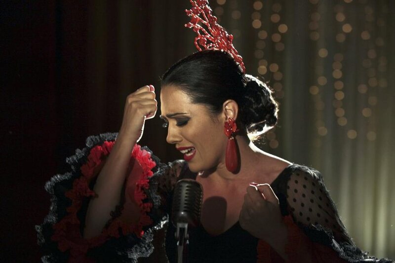 Woman in Flamenco Dress