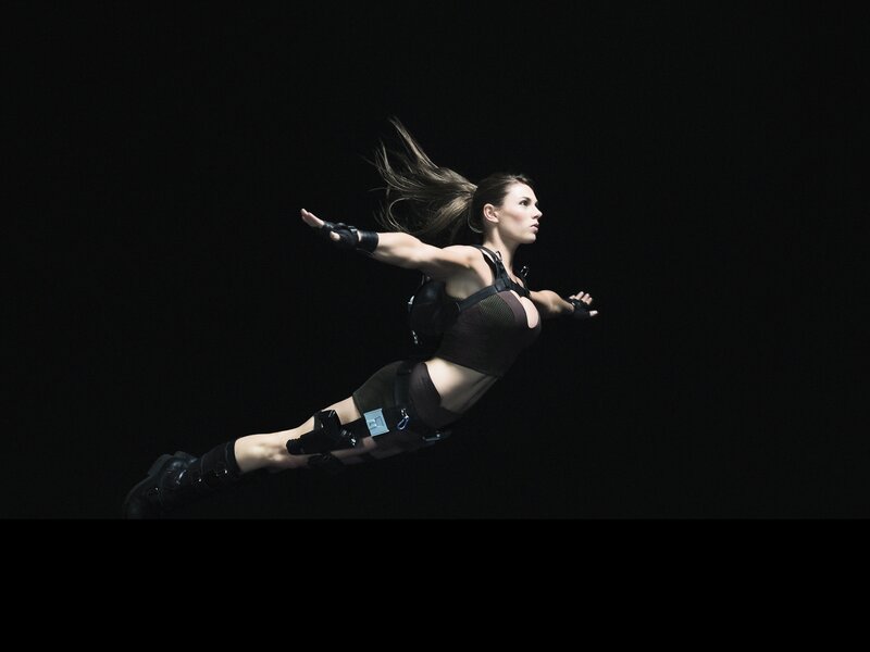 woman in flight suit