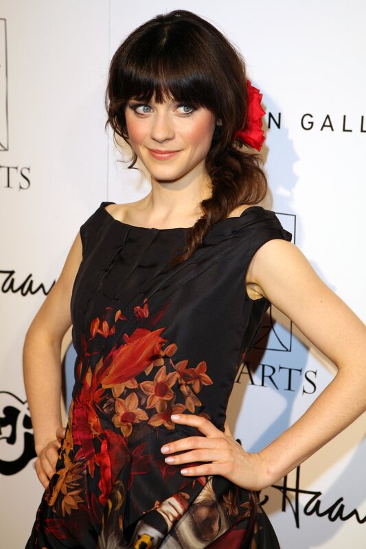 woman in floral dress at event