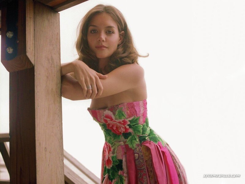 woman in floral dress leaning