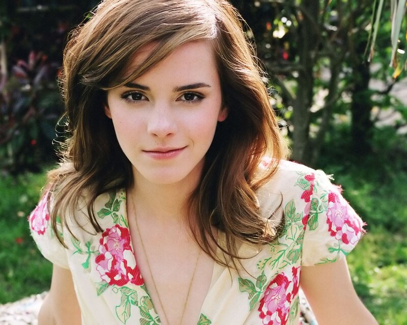 woman in floral dress outdoors